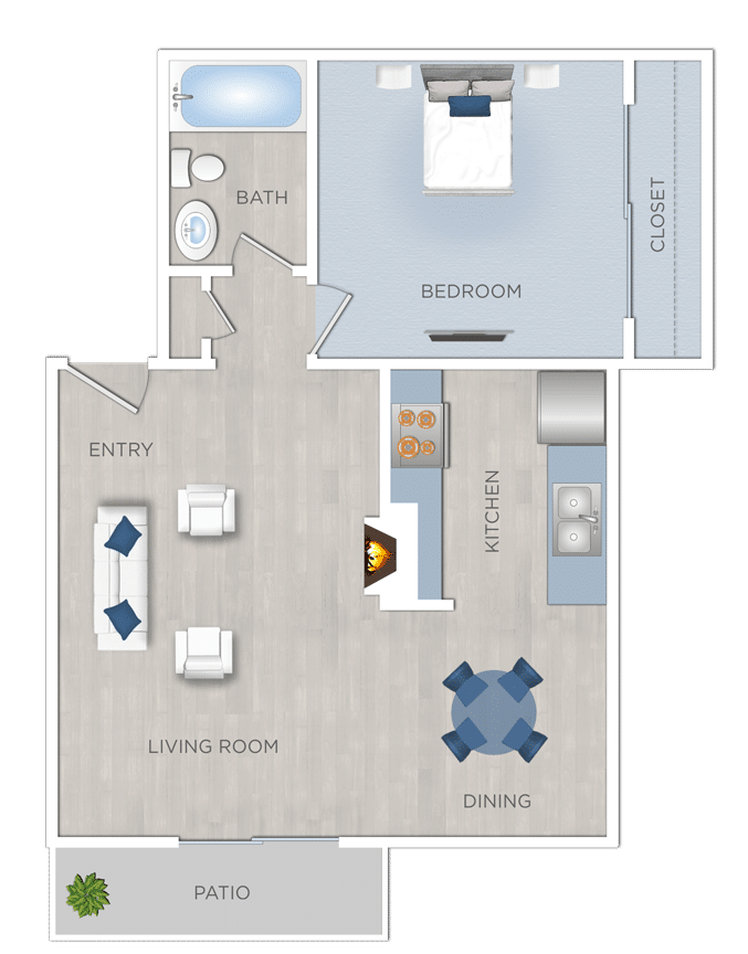 ONE BEDROOM APARTMENTS